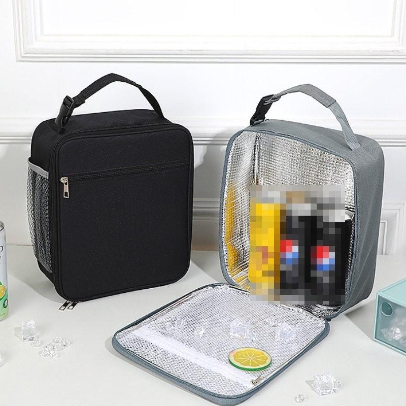 Large Capacity Thermal Lunch Bag Versatile Oxford Fabric Insulated Food Carrier