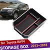 For Toyota RAV4 RAV 4 XA40 2013-2018 1x Car Storage Box Accessories Central Console Armrest Holder Interior Organizer Glove Tray
