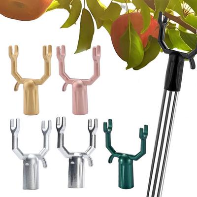 Crochet de Vêtement Poteau Fourches Alliage d'Aluminium Robuste Ensemble de Crochets de Vêtement Poteau Fourche Attrapeur Universel Accessoires