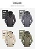 Windproof Outdoor Jacket Set: Couples' 3-in-1 with Detachable Fleece for Men & Women, Ideal for Autumn & Winter