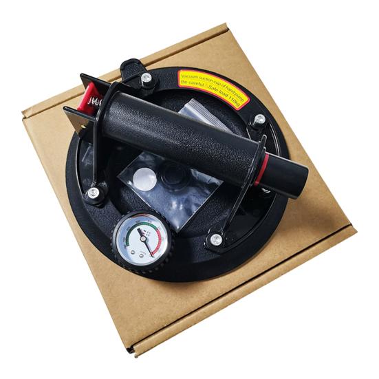 1 Set Electric Vacuum Suction Cup Professional Good Bearing Capacity Manual Heavy Duty Suction Cup Lifter with Pressure Gauge Furnish