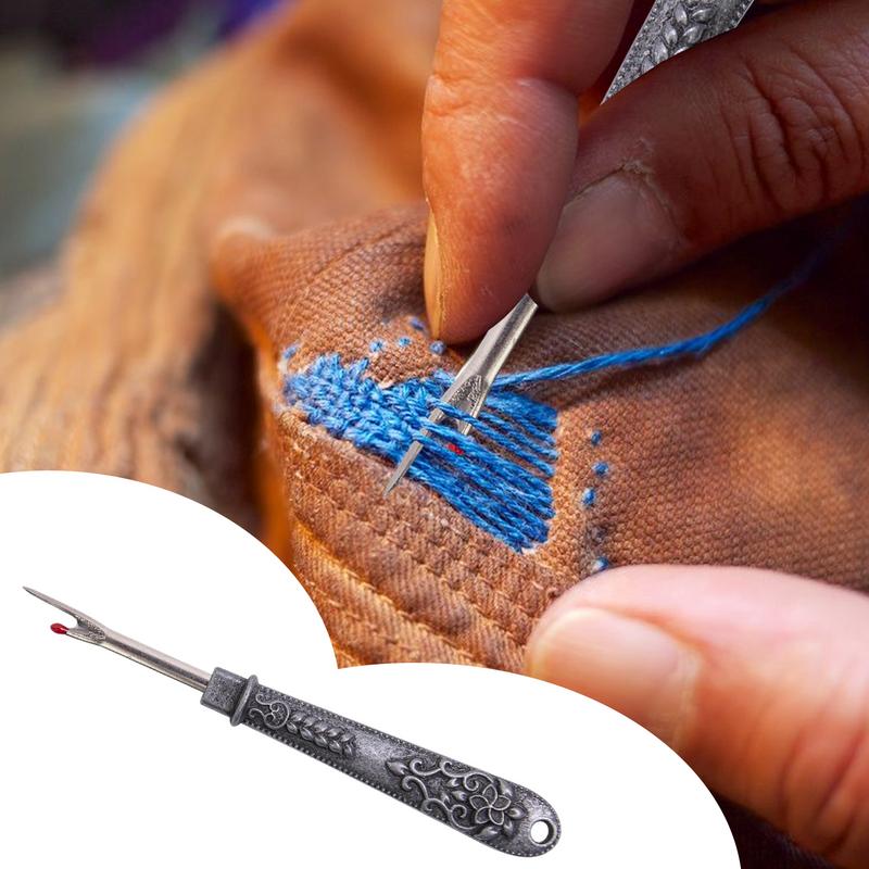 Metal Seam Rippers Vintage Thread Ripper Tool Metal Thread Ripper Unpicker Multi-Purpose Sewing Seam Cutter For Removing Sewing
