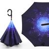 Automatic reverse umbrella straight rod long handle double-layer umbrella car umbrella large double reflective umbrella wind-resistant reinforcement