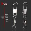 Barrel Swivel Snap Connector for Sea Rods and 8-Shaped Ring Fishing Hooks