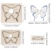 1set DIY steel stamping punch mold, bow shaped cutting die template for leather punching & cutting, DIY handicraft drilling tool