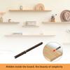 Wall Shelf Suspension Bracket Hidden Floating Shelf Brackets Wooden Invisible Mounting Adjustable Support Hardware Bracket