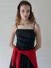 Elssibeui Draped Slip Balloon Dress_Black