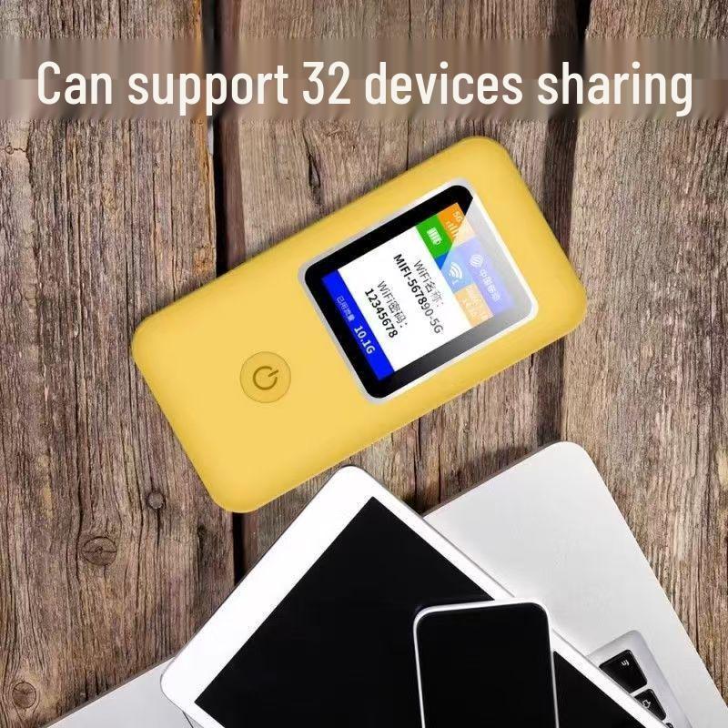 20265g Portable WiFi 6 Router - No SIM Needed, Mobile Hotspot for Outdoor Use