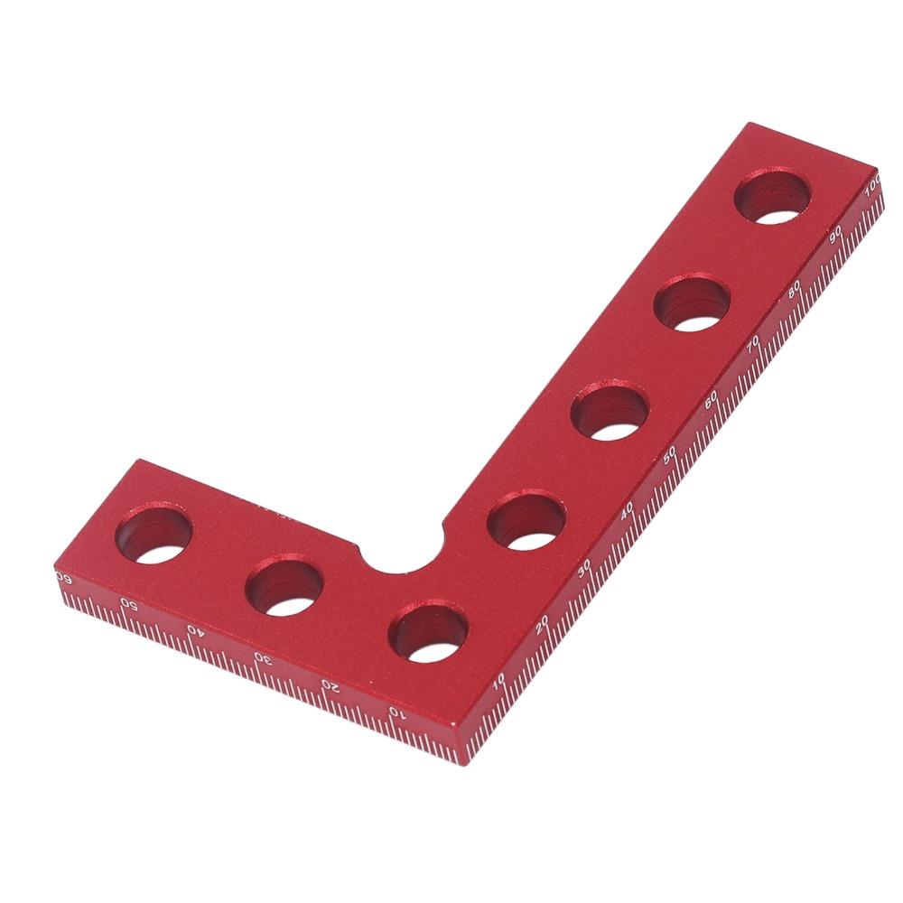 Aluminum Alloy Center Finder Tool 90 Degree Small Square Tool  For Woodworking and Carpenters