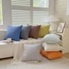 Washable Large Linen Lumbar Sofa and Bedside Cushion Cover