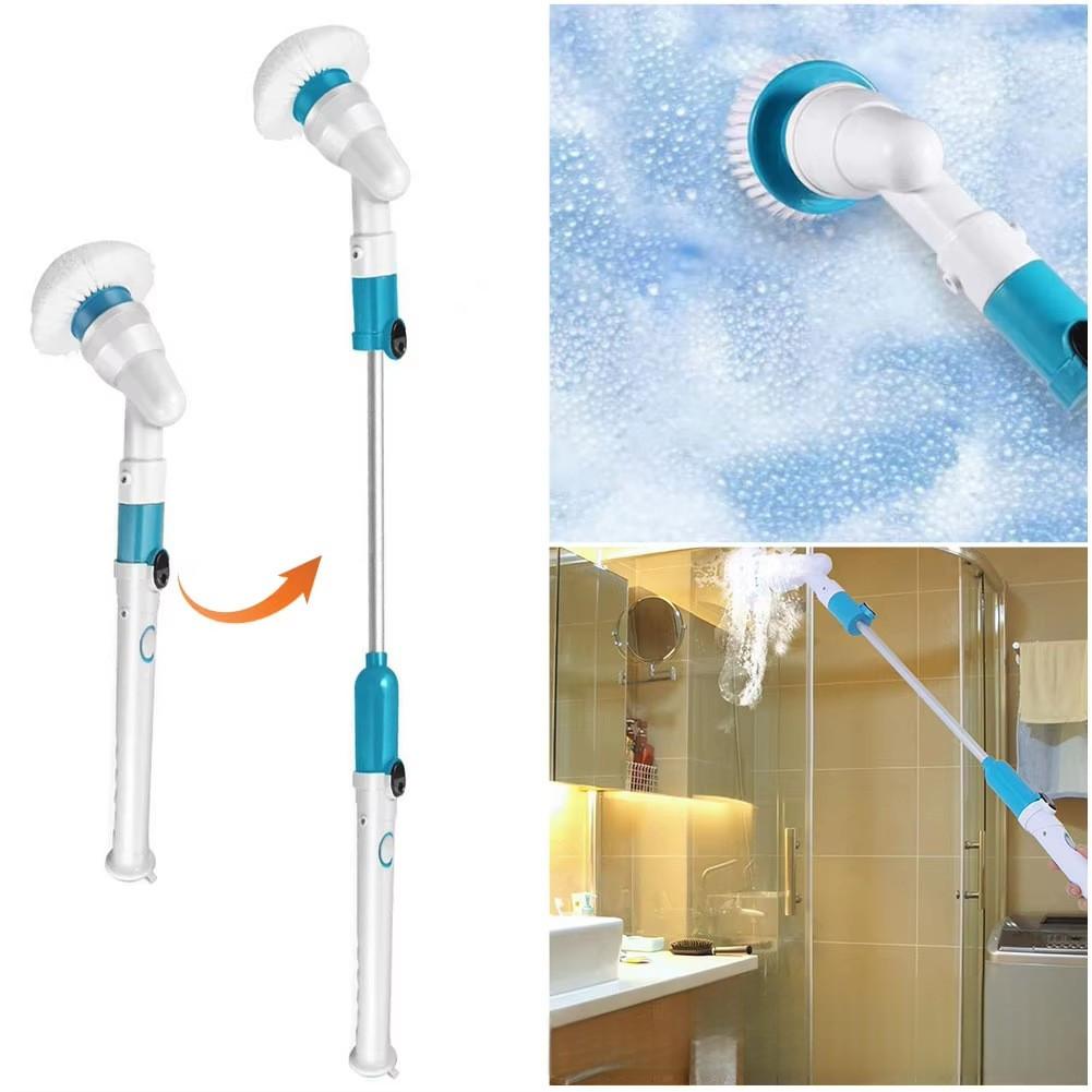 Cepillo de Limpieza Eléctrico Multifuncional Inalámbrico Herramienta de Limpieza de Esquinas para el Hogar y el Baño Set de Gadgets de Limpieza Portátiles de Mano