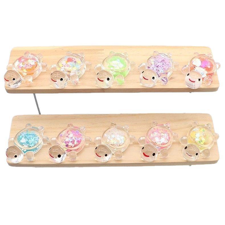 Translucent Sequin Turtle DIY Glue & Accessories - Cute Desktop Ornaments & Trendy Toys for Children