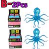 Popular  Jellyfish Octopus Soft Squeeze Fidget Toys Bead Filled Maltose Texture Soft Jelly-Like Stress Relief Squishy Toy
