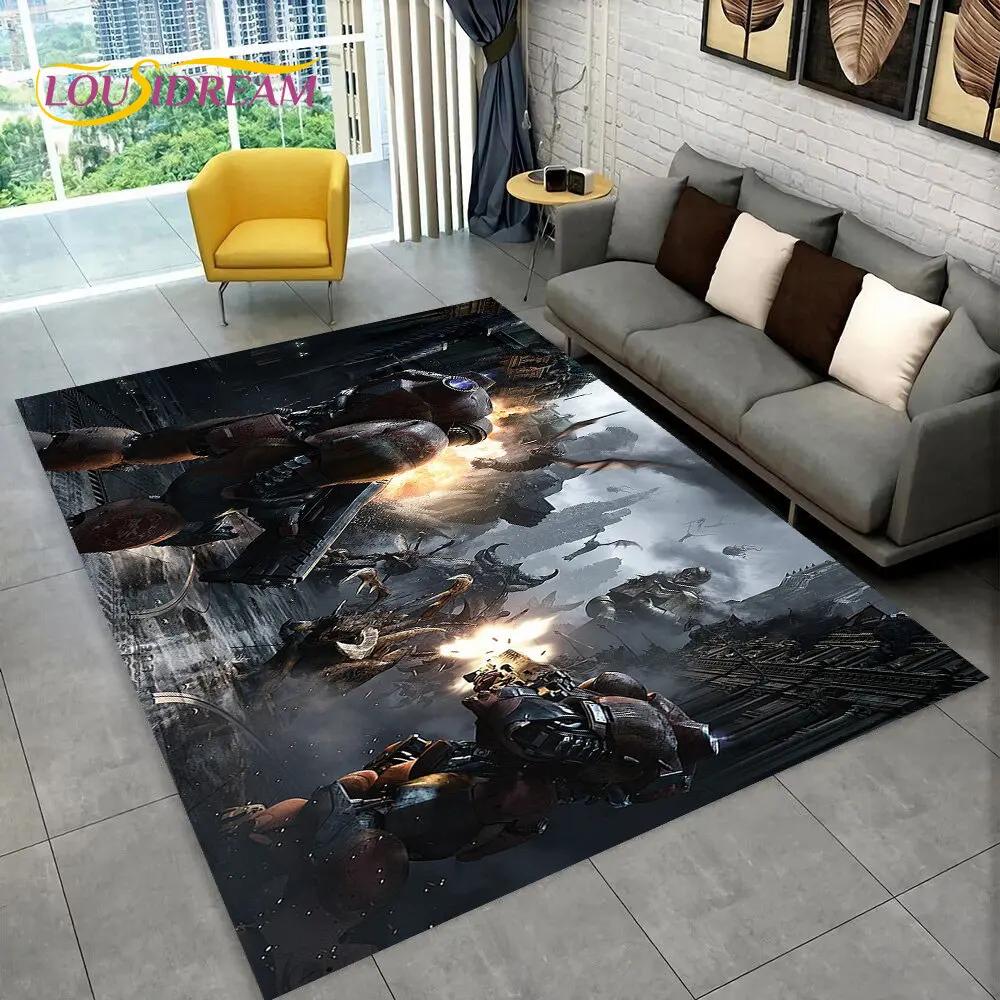 3D HD StarCraft Game Gamer PC Area Rug,Carpet Rug for Home Living Room Bedroom Sofa Doormat Decor,kids Play Non-slip Floor Mat