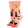 1 Pair Kawaii Women Socks Happy Funny Socks Fruit Harajuku Candy Colors Mid Socks Casual Crew Socks Women Size 35-42 Short Socks