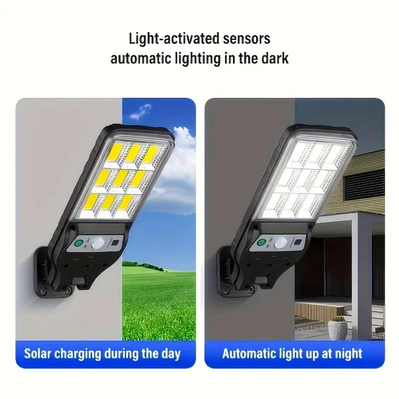 350000LM Outdoor Solar Lights Motion Sensor Solar 3 Modes Waterproof Security Wall Lighting for Patio Garden Door Street Light