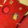 999 Pure Gold Year of the Horse Red Envelope Bag with Creative Mobile Phone Sticker