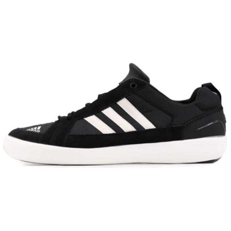 adidas Boat Lace DLX Shoes Black White Men s Q21047 EU 37⅓