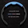Car Steering Wheel Cover Suede Leather Booster Cover For Honda Accord CRV HRV Civic Fit Jazz Odyssey Car Accessories