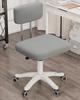 360° Rolling Swivel Computer Chair Home Adjustable Height Elevating Chair Armless Office Chair Low Back with Wheels Furniture