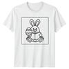 Easter Bunny Reading Egg Holidays Unisexs TShirt Unisexs Tee Graphic Top