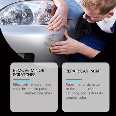 1/3 Piezas Removedor de Rayones para Coche Multiusos Pulido Limpiador de Eliminación de Manchas de Rayones en la Pintura Herramienta de Reparación de Rayones para el Cuidado del Coche