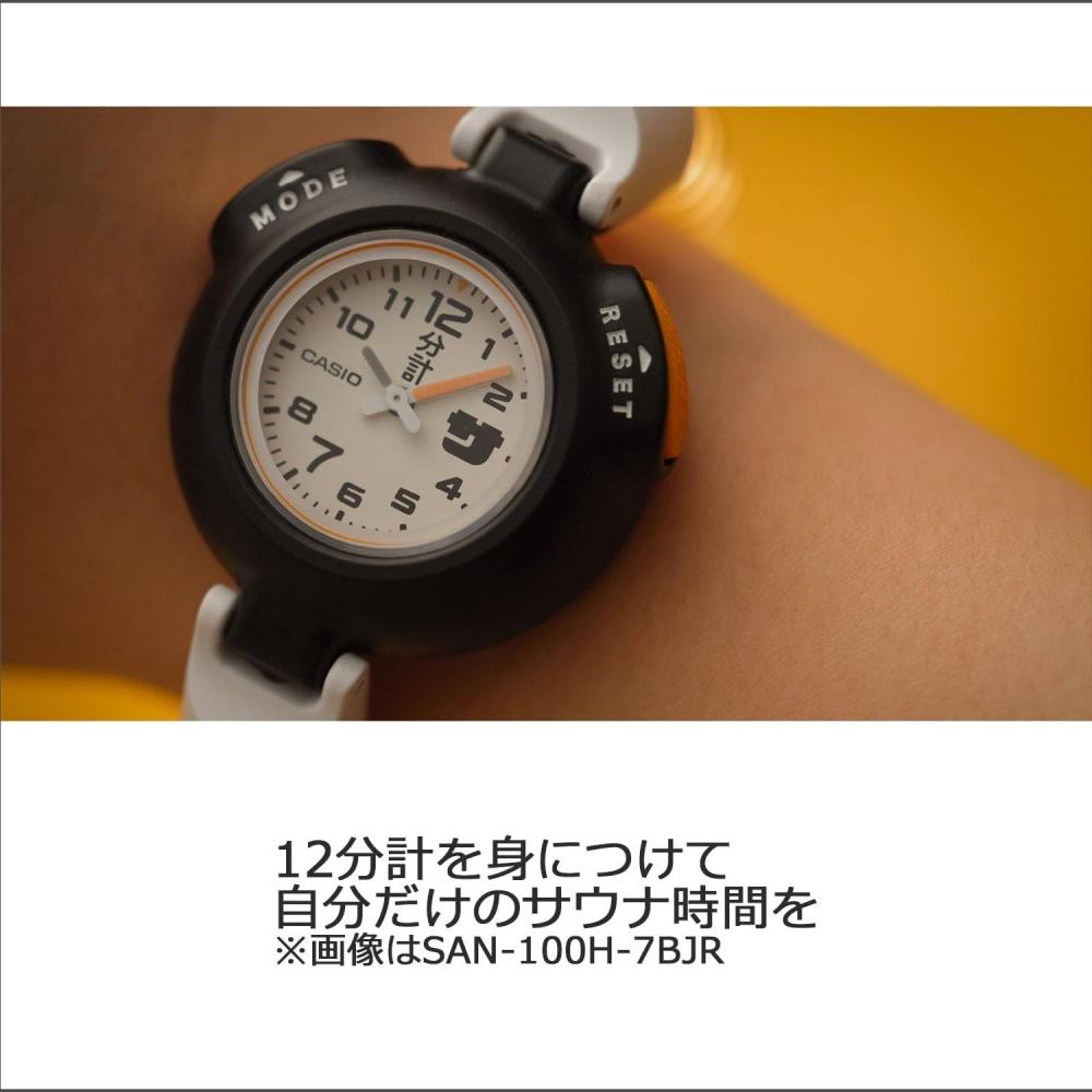 Casio [Casio] Watch Casio Collection [domestic Genuine] Sauna Watch San 100h 1bjr Unisex Black Black