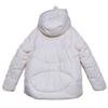 Fashion Tail Goods Hooded Down Cotton Cotton-Padded Clothes for Women Short Model In White Color Cold Protective Clothing Loose Casual Cotton Jacket