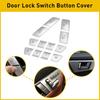 For Mercedes-Benz W212 W204 Door Lock Switch Left+Right Unlock Button Cover Trim