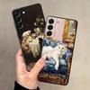 Phone Cover Case for Samsung Galaxy A73 A51 A57 A15 A52 A36 A06 A55 A37 A05 A25 A16 A23 A53 A17 A50 A70 A13 A12 A41 Cartoon Oil