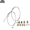 Kit di riparazione cavo acceleratore frizione universale 11 pezzi/set con nipplo senza saldatura con dado a manicotto + Cavo Parti per tosaerba motocoltivatore