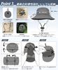 Safari Hat for Men Foldable Design with Integrated Certified by a Domestic Professional Compact UV Protection Sun Wide Slimming Bucket Adjustable