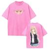 Harajuku Anime My Dress-Up Darling T-shirt Marin Fashion Washed T Shirt Men Women Clothing Summer Short Sleeve Cotton Tees Tops