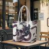 Gothic Skull Snake Shoulder Bag Fashion Large Capacity Casual Outdoor Handbag for Daily Use