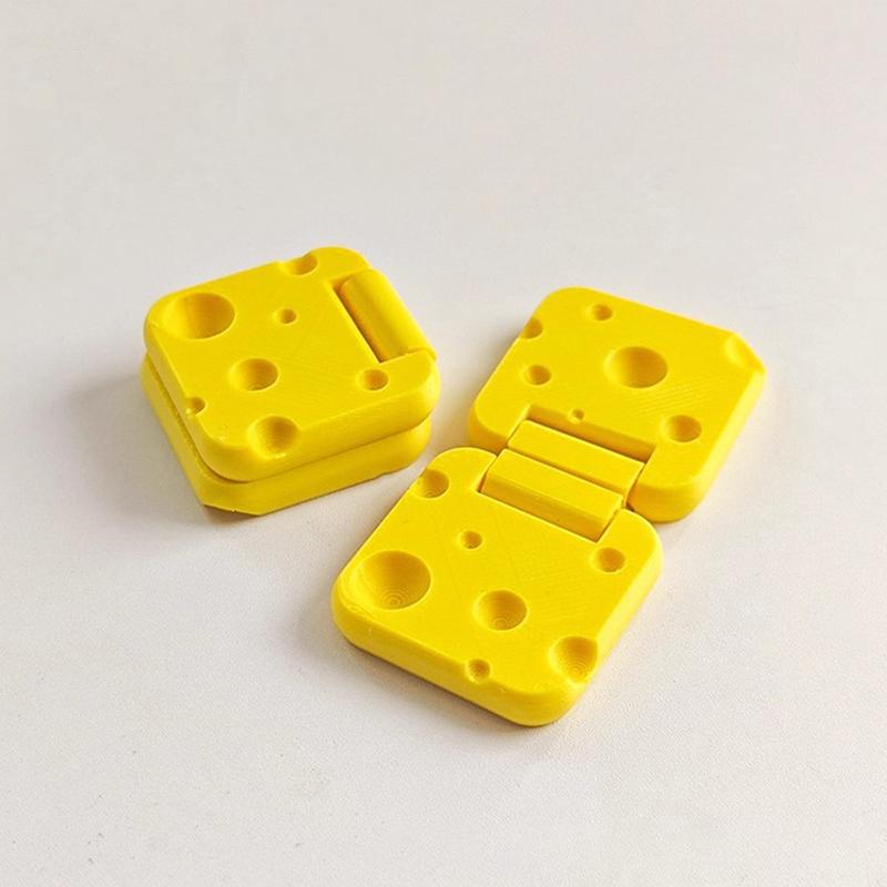 1/3Pcs Cheese Slider Pocket Size Fidget Toy Smooth Slide Flip Spin Stress Relief For Adults