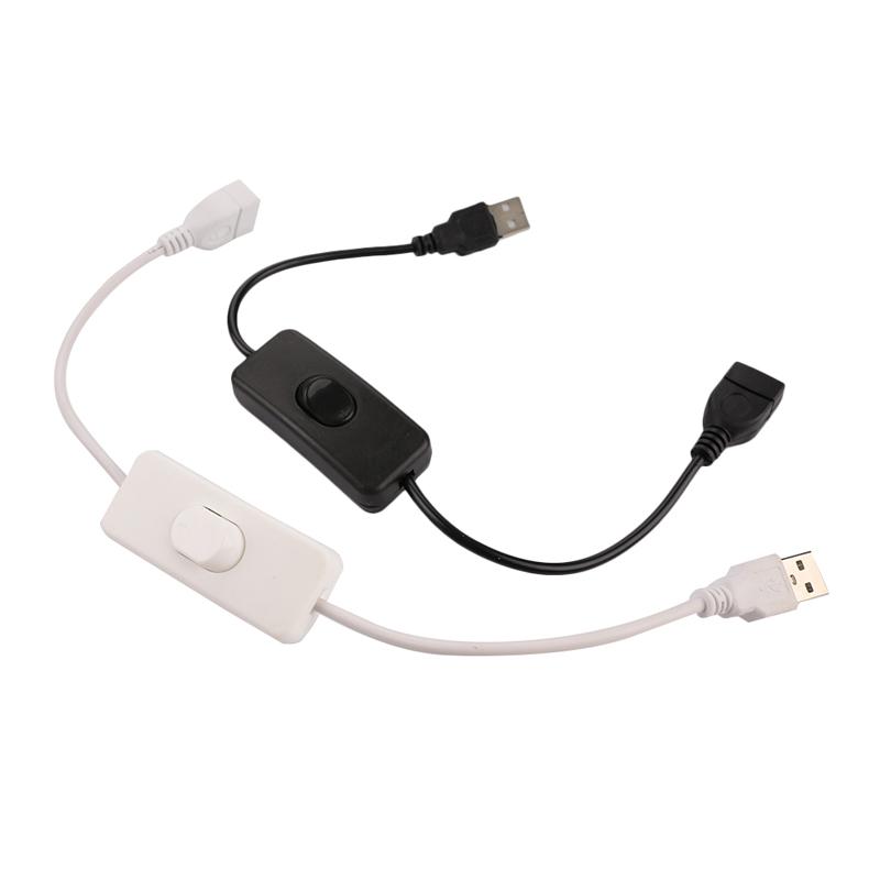 Cavo USB Maschio Femmina Con Interruttore On/Off Cavo di Prolunga Controllo Lampada