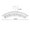 81020 Pegs Easy Hold Bathrooms Cloth Hanger Rack with clips Clothespin Clothes Hangers Socks Bras Towel Underwear drying Clips