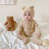 Influencer Baby Autumn Onesie Cute Bear Mink Velvet Romper