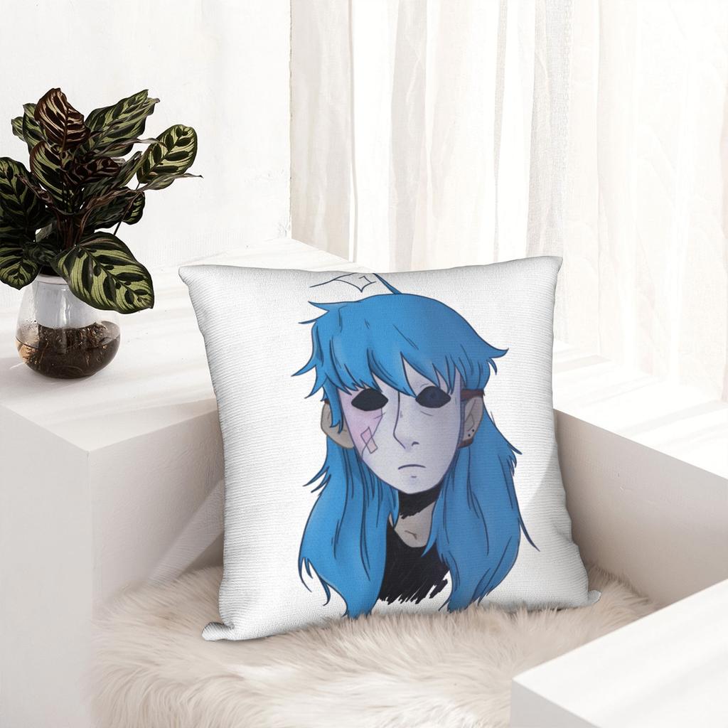 Fronha Sally Face Poliéster Macio Capa de Almofada Decoração Máscara Sal Fisher Jogo Larry Johnson Capa para Almofada de Sofá Casa Zíper