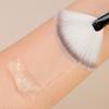 Profesionální ručně vyráběné štětce na make-up Měkké kozí chlupy Saibikoho Malý vějířek Štětec na rozjasňovač a oční stíny Rukojeť z ebenového dřeva Štětec na make-up