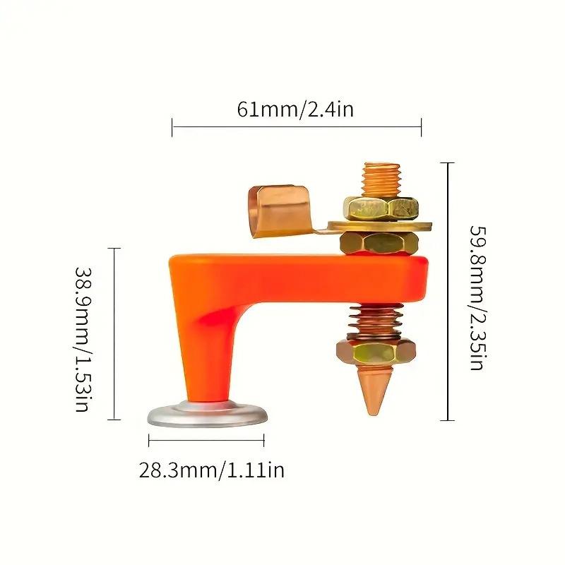 

Сварочная магнитная головка Магнитный сварочный фиксатор Заземляющий зажим Одинарный/Двойной Сильный магнитный Сварочная опора Для электрической сварки Заземление