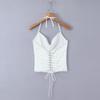 2026 Chic Sweetheart Retro Slim V-neck Sexy Halter Camisole