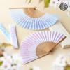 [Osaka Choseido] Folding Fan for Women, Stylish, Business, Includes Fan Case and Handkerchief, Sprin