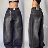 Loose Jeans2024 Women Fall American Style Hip Hop Retro Loose Denim Harajuku High Waist Loose Pants