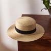 Sun Hats For Women Summer Adjustable Sun Protection Wide Brim Straw Boater Hat For Outdoor Beach Travel Fishing