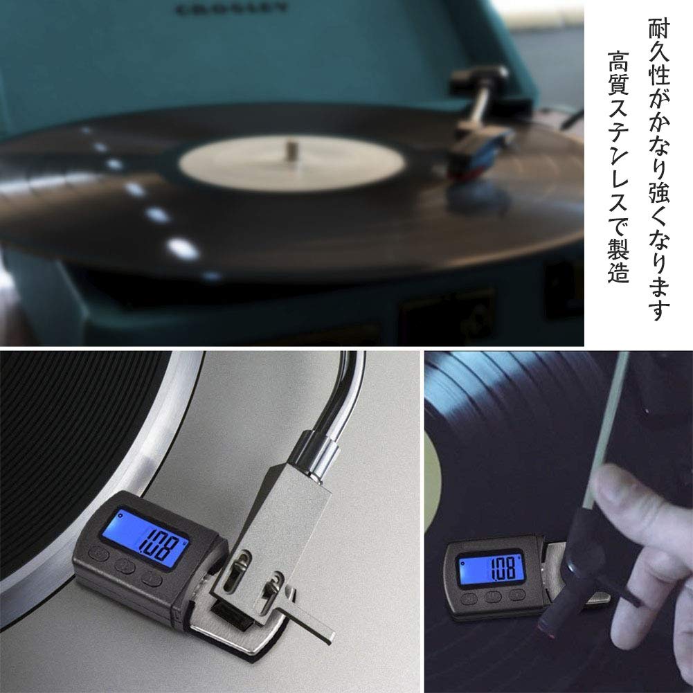 Alioay stylus force meter for record LP high precision stylus force measures stylus force in increments up to comes with leather case players, audio,