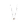 & Co. T Series Diamond Mother Of Pearl Circle 18K Rose Gold Necklace Women Necklace 67467574