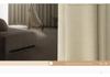 Black and Gold Small Plaid Blackout Curtains for Living Room & Bedroom, Sun Protection, Imitation Linen, Customizable for Any Room