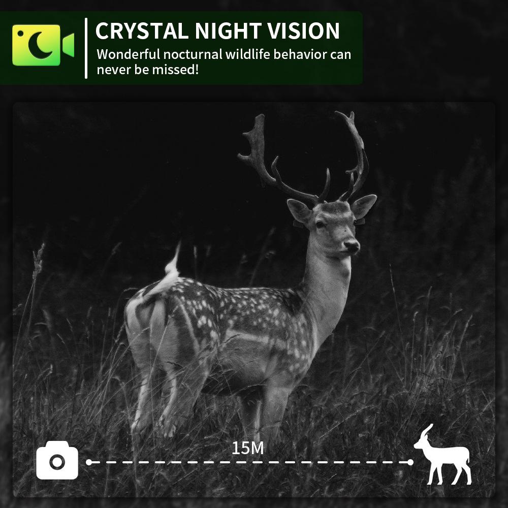 8K WiFi Trail Camera with 5200mAh Solar Battery & Infrared Capabilities