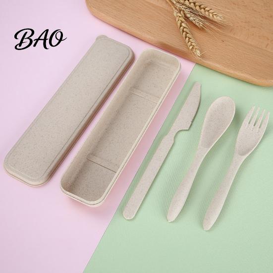 Compact Travel Cutlery Organizer Small Case, Portable Utensil Storage Box for Fork Friendly Straw Spoon Knife, Lightweight Work Picnic Durable